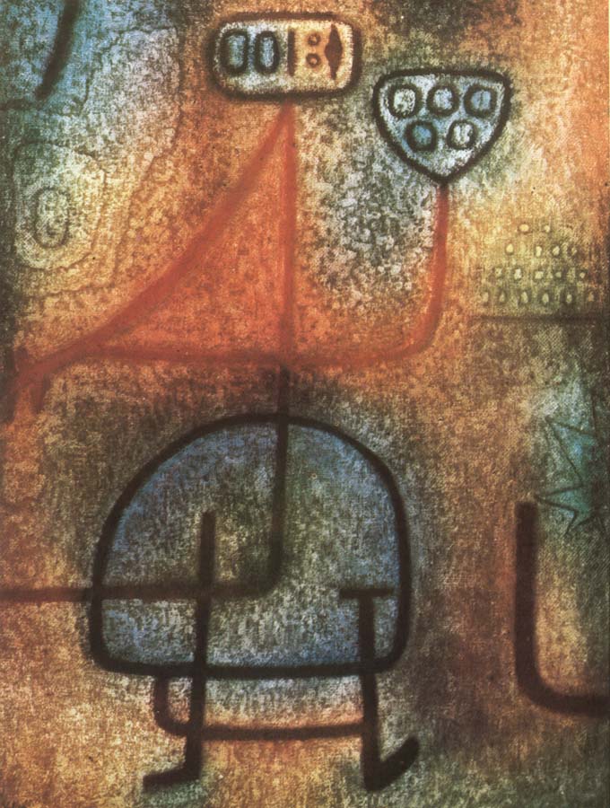 Paul Klee The handsome tradgardsarbeterskan